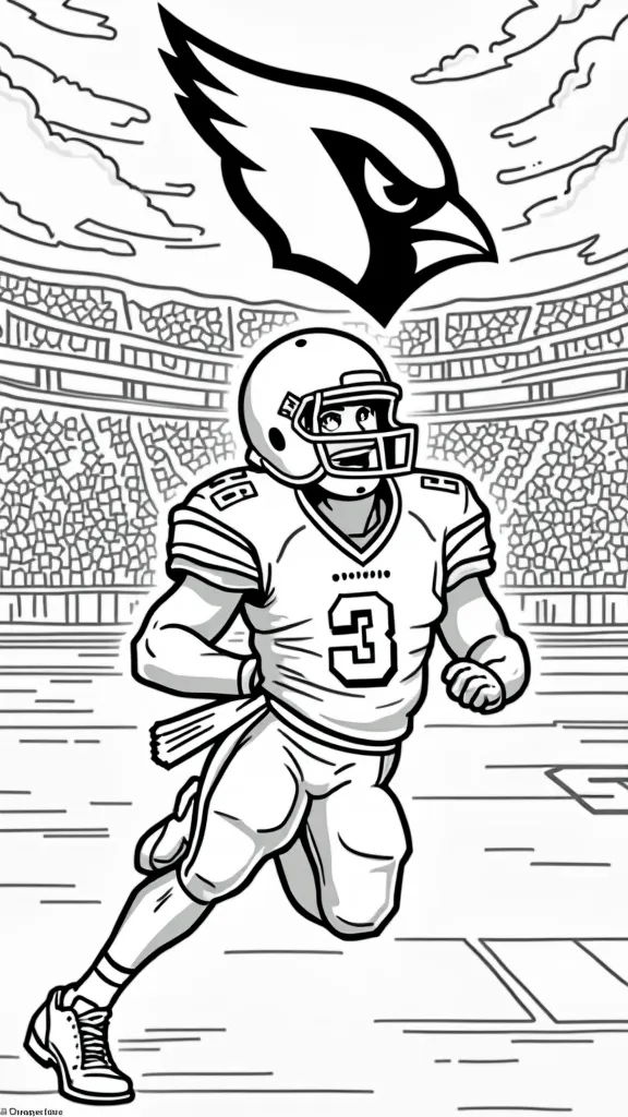 AZ Cardinals Coloring Pages